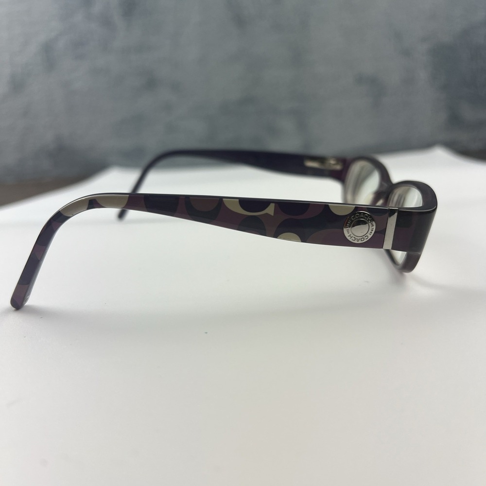 Coach Bernice 844 Purple Eyeglasses Womens Full Rim  51-18-130 Frames Only - Picture 6 of 13